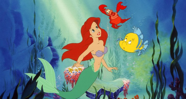 Ariel i "Den lilla sjöjungfrun", roller, premiär, film, disney